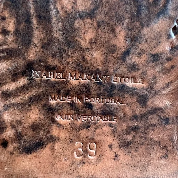 Isabel Marant Crisi Gray Suede Ankle Boots FR39 - Picture 6 of 6